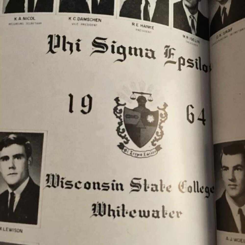 Whitewater Wisconsin Minneiska 1964 Vintage Yearbook - Picture 2 of 7